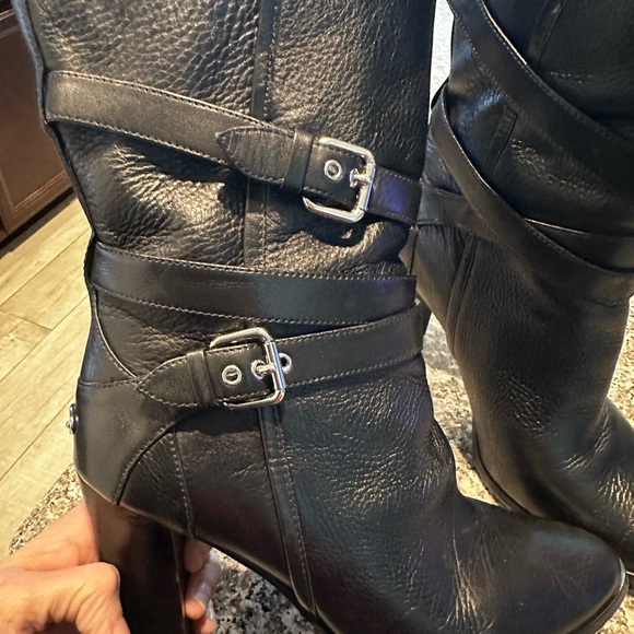 Coach Black Ankle Boots - Picture 3 of 11